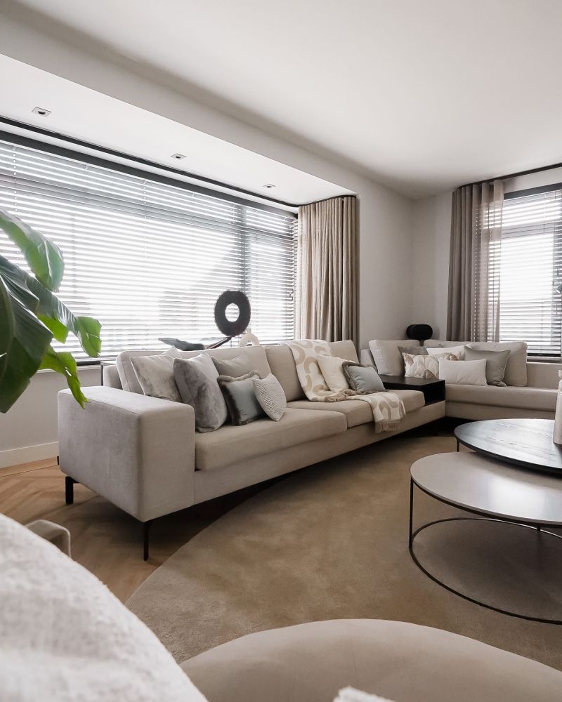 Raambekleding woonkamer