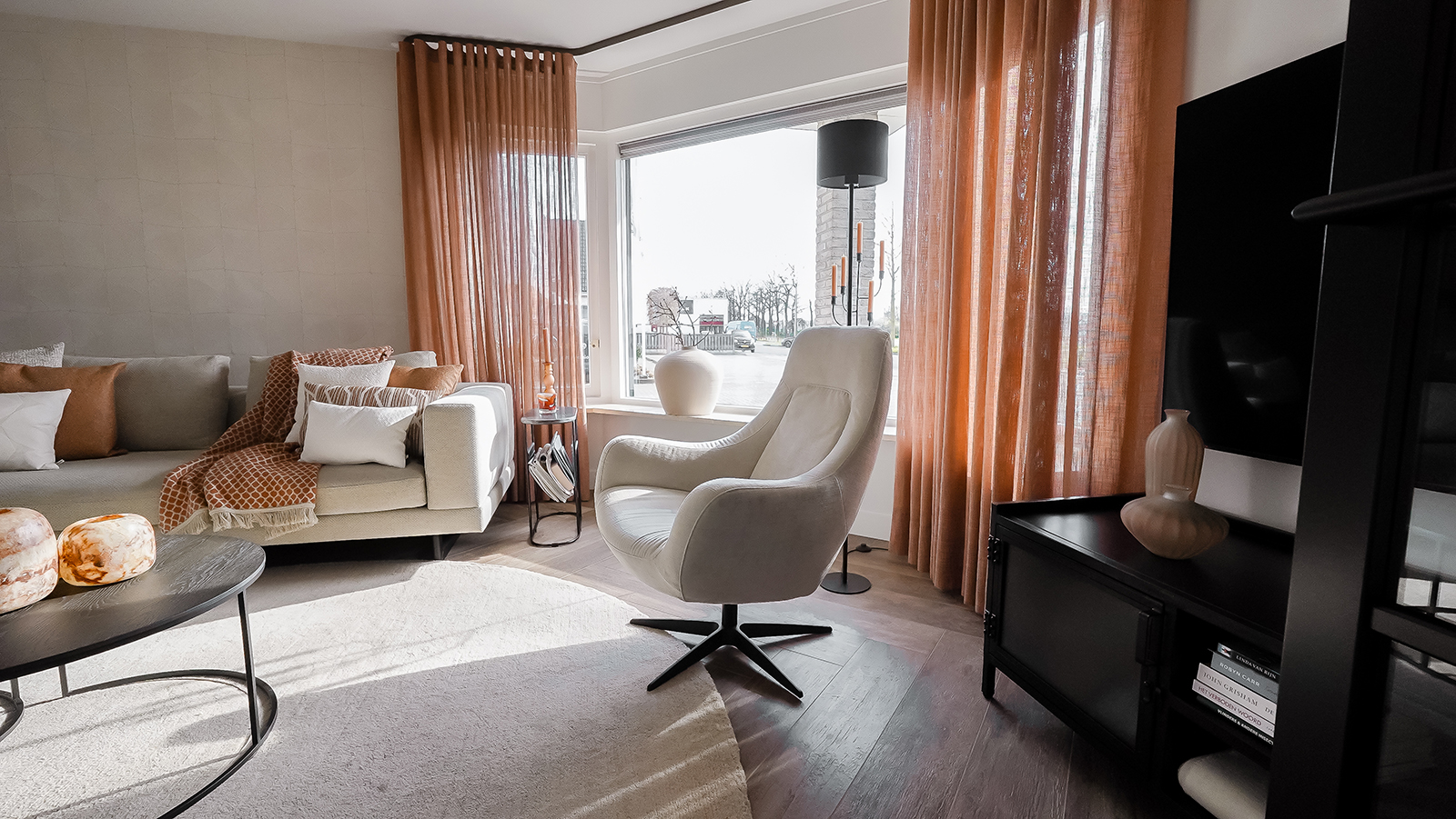Raamdecoratie advies interieuradvies Wessels Wonen