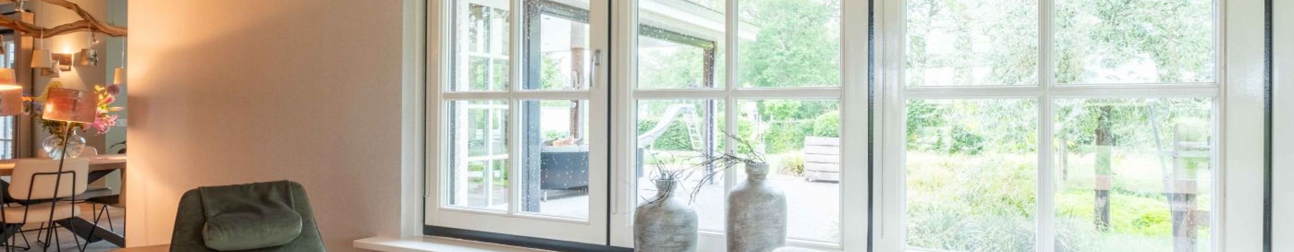 Raambekleding woonkamer