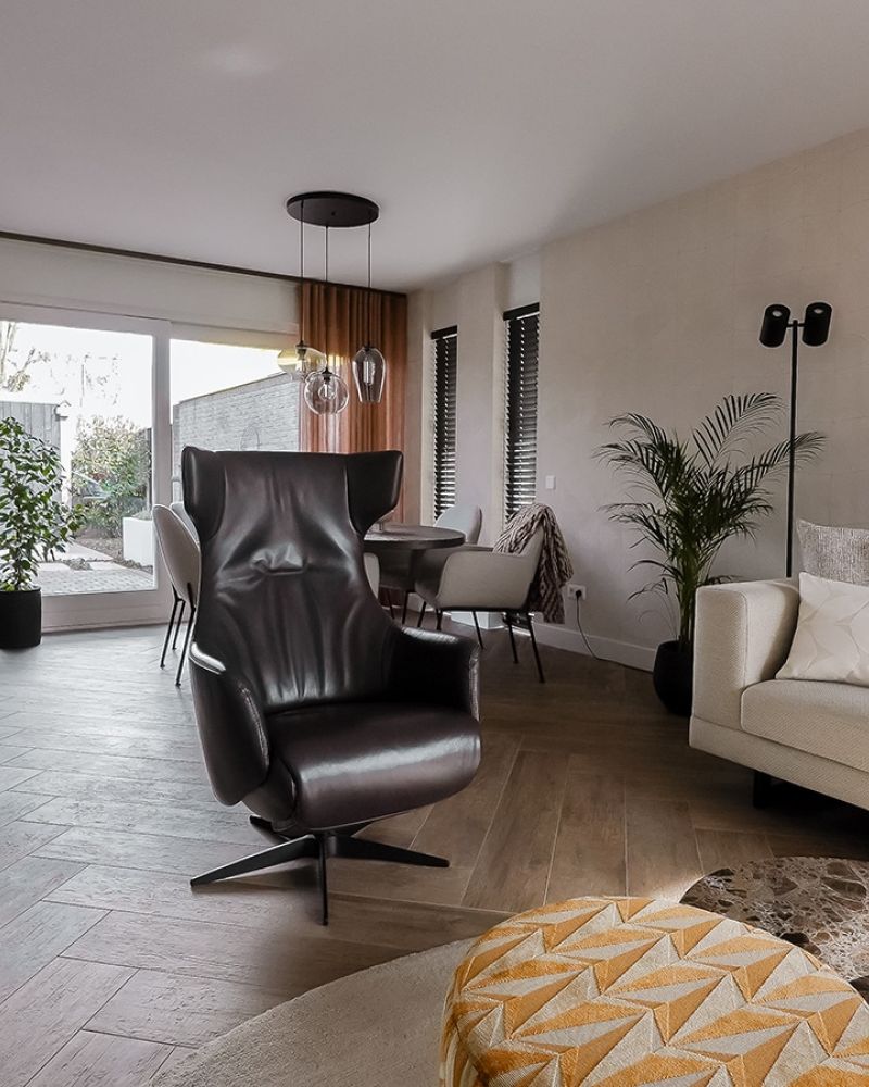 Stoffen of leren relaxfauteuil kopen